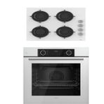 Fryart Cs Serisi Beyaz Ikili Ankastre Cam SET(XE63CB-CS206)