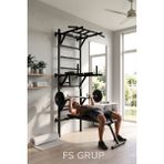 Fs Grup | Çok Fonksiyonlu Isveç Duvarı Spor Istasyonu Barfiks ve Bench Press Standı