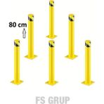 FS GRUP | Park Dubası Sabit Demir 80 cm – Otopark ve Alan Sınırlandırma Dubası (6 Adet)