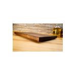 F&S WoodArt Doğal Ahşap Büyük Boy Ceviz Rengi Kesme Doğrama Tahtası 40 Cm