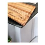 F&S WoodArt Zeytin Ağacı Şef Tahtası 40 X 27,5 Cm Büyük Boy Oluklu Kesme Doğrama Tahtası