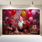 FSFLAG Sevgililer Günü Cüce Temalı Arka Plan, Fotoğraf Arka Planı 100x150 cm, Hediyeler, Fotoğrafçılık, Doğum Günü Etkinlikleri veya Parti Dekorasyonunda Kullanılır (D-6)
