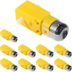 Fsfyb 10 Adet Tt Manyetik Şanzıman Motoru Dc Elektrik Motoru 3V-6V Çift Şaftlı Dişli, Arduino Akıllı Araba Için Dıy Robot Oyuncaklar Arabalar Şasi Modelleri Titreşim Ürünleri (I Şekli 1: (Yurt Dışından)