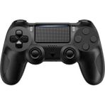 Fsfyb Sony Ps4 Kablosuz Denetleyicisi Için Sony P4 Kontrolör Için Orijinal Kablosuz Kumanda Dualshock Ps4 Oyun Pedi Için Kulaklık Bağlantısı Dokunmatik Ps4/ps4 Slim/ps4 Pro/pc Için Siya (Yurt Dışından)