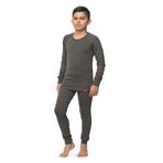 FSM1453 ERKEK ÇOCUK TERMAL İÇ ÇAMAŞIR TAKIMI UZUN KOLLU ÜST VE UZUN ALT THERMAL UNDERWEAR 213-5-6(ANTRASİT)