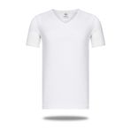 FSM1453 ERKEK PAMUKLU SÜPREM PENYE V-YAKA KISA KOLLU ATLET BEYAZ T-SHIRT 6'LI