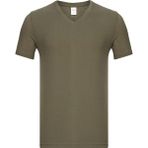 Fsm1453 Erkek V Yaka T-Shirt - XS - Haki