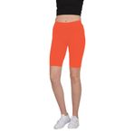 FSM1453 KIZ ÇOCUK PAMUKLU BİSİKLET BOY RENKLİ DİZ ÜSTÜ LİKRALI TAYT - 8001-1 (13-14 Yaş, Nar Çiçek)