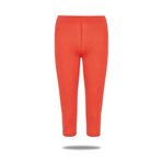 FSM1453 KIZ ÇOCUK PAMUKLU KAPRİ BOY RENKLİ LİKRALI TAYT - 8003-1 (1-2 Yaş, Nar Çiçek)