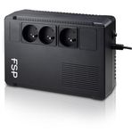 FSP 800 ECO UPS 800VA / 480W, simüle sinüs dalgası, çizgi interaktif AVR Surge 230V Güç Kaynağı 3X schuko Çıkışları