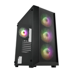 Fsp CMT 218 650W 80+ 4x120 mm Fixed RGB Fan Temperli Cam USB 3.0 Mesh ATX Mid-Tower Gaming Kasa