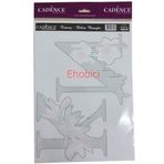 Ft-71 Cadence Kumaş Transfer 25X35Cm Çiçekli Hayvan Figürleri Serisi
