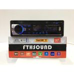 Fth-32 Oto Teyp Bluetooth Çift USB Aux Sd Kumanda Çift Amfi Çıkışı - Seçenek 1 - Altın - Turkuaz