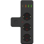 Ftr-12 Termal Akım Korumalı Isıya Dayanıklı 3’lü Priz 3x USB 1x Type-C - Lisinya