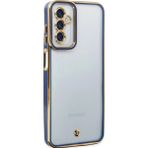 Ftt Samsung Galaxy M23 Kılıf Liva Lens Silikon - Mavi