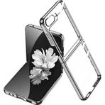 Ftt Samsung Galaxy Z Flip 6 Kılıf Fold Element Kapak - Gümüş