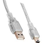 Ftt Usb 2.0 Şeffaf Mini 5 Pin 3 Metre Kablo * S-lınk Sl-uk53