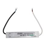 FTVOGUE LED Sürücü Alüminyum Alaşımlı IP67 Su Geçirmez 24 V Alçak Gerilim Çıkış Güç Kaynağı Trafo Adaptörü Lamba Güvenlik Kamerası Için (LPG-20W-24V 0.84A)