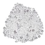 FTVOGUE Şeffaf Akrilik Kristal Elmas Düğün Parti DIY Süs Boncuk Düğün Parti DIY Süs (6 mm (2000 adet))