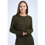 Ftz Women 20-470 Haki Cep Detaylı Kadın Tunik