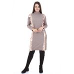 Ftz Women 21-1332 Bej Pul Payet Detay Kadın Tunik