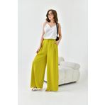 Ftz Women Asit 30762 Kadın Lastikli Pleli Pantolon
