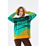 Ftz Women Benetton 20433 Kadın Karışık Desenli Kazak