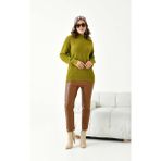 FTZ Women Kadın Basic Kazak Koyu Yeşil 20878 - 38 - 40