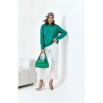 FTZ Women Kadın Boncuk İşlemeli Kazak Benetton 20741 - 42 - 44