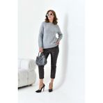FTZ Women Kadın Boncuk İşlemeli Kazak Gri 20741 - 42 - 44