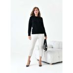 FTZ Women Kadın Boncuk İşlemeli Kazak Siyah 20741 - 38 - 40
