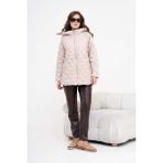 FTZ Women Kadın Kapitone Kaban Beige 30966 - Bej - 44