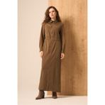 FTZ WOMEN Kadın Safir Elbise Kahve 31261