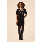 FTZ WOMEN Kadın Taş Detaylı Tunik Siyah 20839