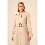 FTZ WOMEN Kadın Trenç Kaban Beige 31211