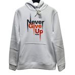 Fuba Kapşonlu Sweat Never Beyaz