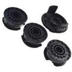 FUBESK for BOSCH ART 23 26 SL Çim Giyotin Kapağı, Otomatik Beslemeli Naylon Makaralar (1* kapak+3* makara) için Makara Hattı, Yedek Giyotin Makara Kapağı ve Çizgi Makarası