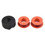 FUBESK Makara Kapak Başlığı ve Hat Seti, Strimmer Makara Çim Düzeltici Makara Bosch Pro Tap Art 26 30 Combitrim Easytrim Protap(2 Set) için Yedek Parça