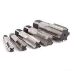 FUBESK Metal Vida İpliği Kesme Aletleri, G1/4, G3/8, G1/2, G1/8, G3/4 Konik Boru El Matkapları İçin Musluk Seti, Çelik Tap, Metrik Dişli Çelik Musluk Kılavuz Çekme Aleti (G3/4)