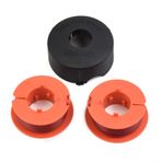FUBESK Set 1/2/6 Makara Hattı ve Kapak Başlığı Seti, Makara Çim Makarası for BOSCH Pro Tap Art 26 30 Combitrim Easytrim Protap için Yedek Parça (1 Set)