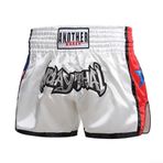 FUBESK Spor Antrenman Mayoları, MMA Muay Thai için Üniseks Boks Şortu, Malzeme (XL Beyaz)