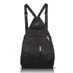 fubileather Hakiki Deri Mochila Sırt Çantası, Omuz Askılı Çanta