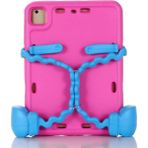 Fuchsia Apple iPad 6 Air 2 Fuchsia Eva Boxer Tablet Silikon - Siyah
