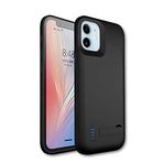 Fuchsia Apple iPhone 12 Uyumlu Şarjlı Led Işık Göstergeli Standlı Powerbank Kapak Kılıf