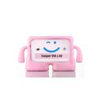Fuchsia Casper Via L40-G 10.4 inç Uyumlu iBuy Standlı Eğlenceli Çocuk Ruhlu Koyu Pembe Tablet Kılıfı