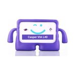 Fuchsia Casper Via L40-G 10.4 inç Uyumlu Mor iBuy Standlı Eğlenceli Çocuk Ruhlu Tablet Kılıfı