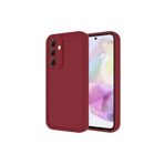 Fuchsia Galaxy A16 5G Uyumlu Bordo Yumuşak Silikon Kapak