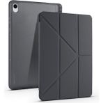 Fuchsia Galaxy Tab S11 Plus ile Uyumlu Siyah Kalem Bölmeli Tri Folding Kılıf