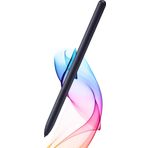 Fuchsia Galaxy Tab S7 FE - S7 Plus Siyah Uyumlu Avuç İçi Algılamayan Dokunmatik Stylus Kalem