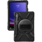 Fuchsia Galaxy Tab S9 Fe Uyumlu Tam Koruma Sağlayan Zırhlı Silikon Tablet Kılıfı Şok Emici Dayanıklı ve Şık